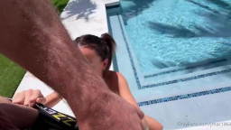 Polly Bangs - Uk Babe Came To Miami For Jmac's Cock To Fuck In The Pool