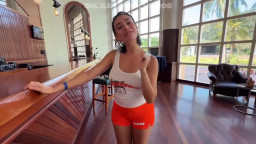 Shirley Musk - Innocent Hooters Girl Fucks Her Customer