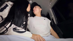 I Picked up My Beautiful Girlfriend with My Personal Driver and We Ended up Fucking Fast in the Van