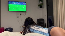 AlejaPalacios - Gets Banged While Watching Football