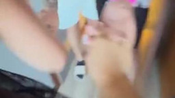 Sara Diamante And Ale Danger - Bergamo Stop With Two Fans Has Fun Until She Squirts